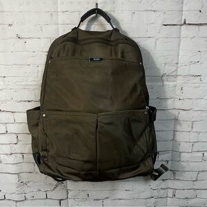 Tumi Voyager Dark Green Backpack Nylon Bag With Laptop Pocket